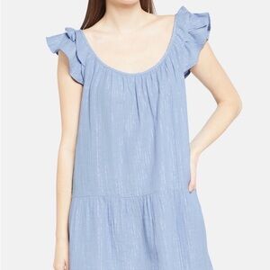GAP Crinkle Gauze Mini Dress